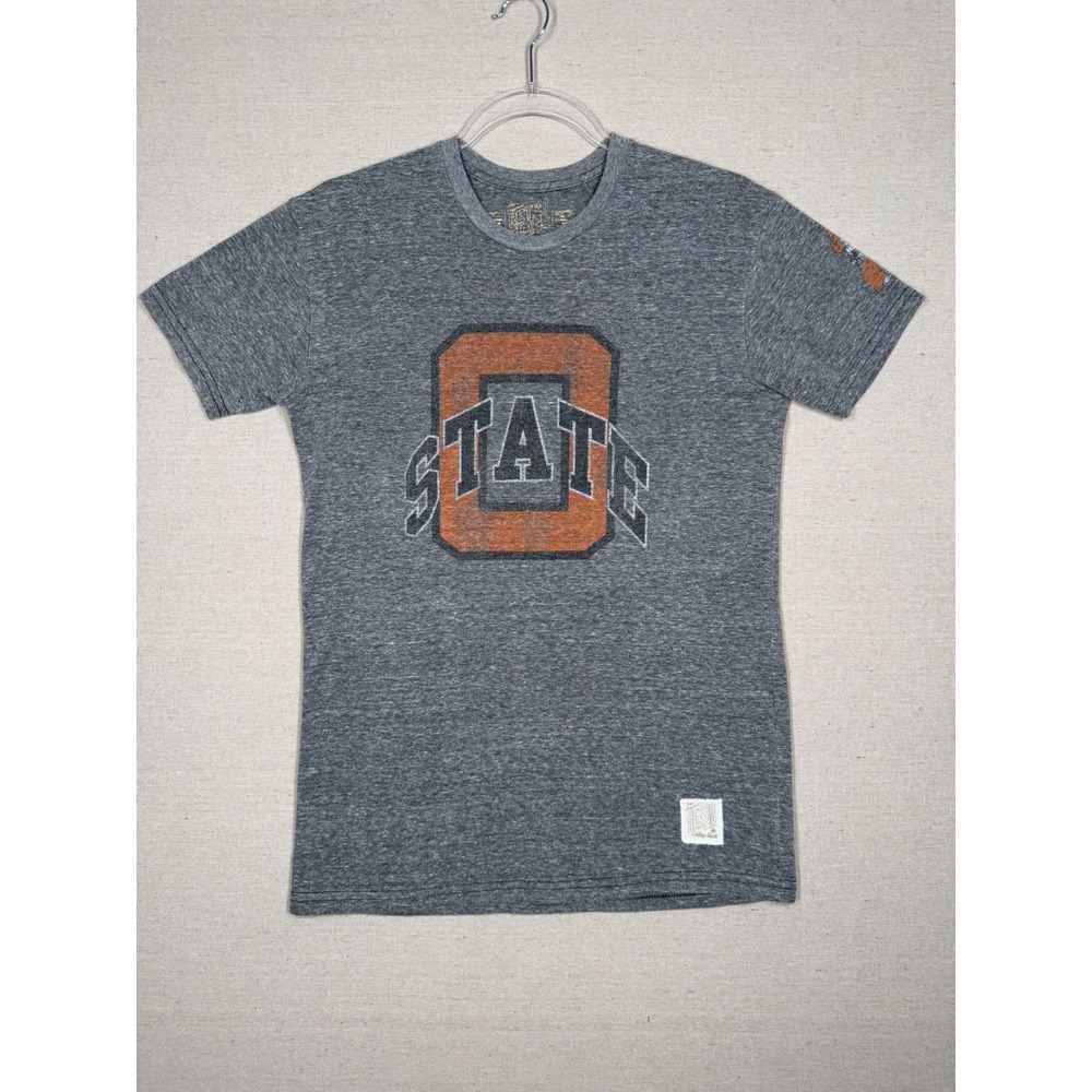 Original Retro Brand Oklahoma State University OSU Cowboys T-Shirt Gray Small